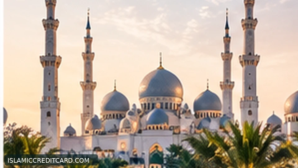 Carte de crédit islamique et carte de débit mada posées devant Riyad